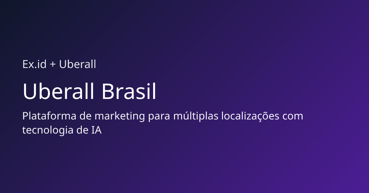 Uberall Brasil - Plataforma de Marketing Local com IA